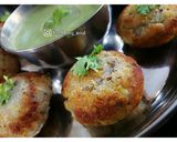A picture of step 6 of Kachche Kele ki Tikki (Non-Fried Raw Banana Cutlets).