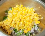 A picture of step 2 of Corn Kebab.