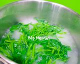 Hình bước làm 2 của món Canh rau muống nấu tôm tươi