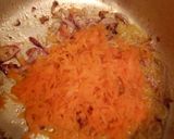 A picture of step 3 of Green grams stew with carrots seasoned with pilau masala.