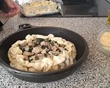 Foto del paso 13 de la receta: Galette con pollo, champiñones y espinacas