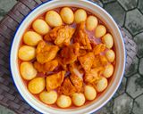 Foto langkah ke 4 dari resep Tahu Telur Puyuh Pedas Manis.