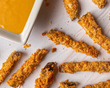 Foto del paso 6 de la receta: Bastones crujientes de berenjena con salsa de mostaza y miel
