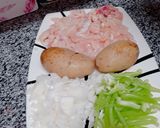صورة لخطوة 1 من وصفة كرات البطاطا بالدجاج 😋🥔🍗