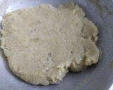 A picture of step 5 of Banana Coconut Burfi.