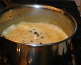 A picture of step 5 of Kheer/payasam with Quinoa, condensed milk and jaggery.