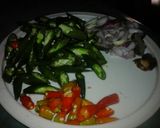 Foto langkah ke 2 dari resep Ikan kering tawar,tumis cabe hijau.