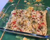 Une image de l'étape 10 de Salade de riz aux moules,tomates et courgette.