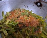 A picture of step 5 of Tindora masala.