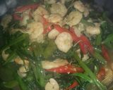 Foto langkah ke 7 dari resep Cah Kangkung Udang.