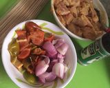 A picture of step 5 of Lemon shish tawook.