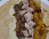 Foto del paso 12 de la receta: Wrap🥬de berenjena🍆bbq, cerdo🍖y salsa🧆mayo mostaza🌮🌯🥙