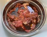 A picture of step 2 of Filipino Beef Tapa.