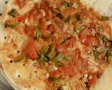 A picture of step 4 of Schezwan Uttapam.