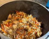 Foto del paso 7 de la receta: Arroz Oriental con Cerdo y Jengibre - wok - comida china - verduras salteadas