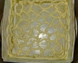 Foto langkah ke 3 dari resep Bolu Kukus Santan Bermotif.