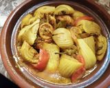 صورة لخطوة 3 من وصفة طاجين بالدجاج والبسباس روعة 🥰