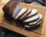 Une image de l'étape 10 de Rôti de porc au cidre, sirop d'érable et herbes aromatiques.