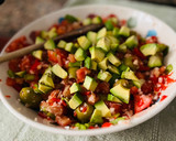 Foto del paso 4 de la receta: Ensalada 🥗 de bacalao (esqueixada) 🫒 🍅 🌶️ 🧅