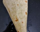 A picture of step 3 of Beef and Chicken Shawarma Wraps.