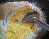 A picture of step 2 of Khoya peda.