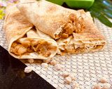 A picture of step 4 of Chickpea Wraps (Arabic Bread) ⁣.