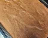 A picture of step 6 of Brad's Tres Leches Cake with Cara Cara Orange, Vanilla, and White Balsamic Vinegar Frosting.