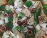 Chicken Malai pizza pie recipe step 9 photo