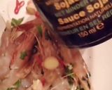 Une image de l'étape 3 de Gambas marinade au satay.
