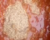 A picture of step 7 of Bitterleaf soup.