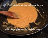 A picture of step 5 of Badam Halwa.