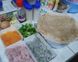 Foto langkah ke 1 dari resep Dimsum Ayam Udang Kulit Kembang Tahu.