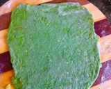 A picture of step 5 of Spinach Paratha (palak ka paratha).