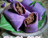 Foto langkah ke 6 dari resep Dadar Gulung Ubi Ungu Tanpa Pewarna Makanan.