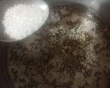 A picture of step 1 of Hyderabadi Irani chai.