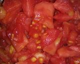 A picture of step 1 of Tomato Green Chillies Thecha.