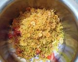 A picture of step 3 of Bhel puri.