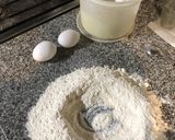 Foto del paso 1 de la receta: Fideos con huevos caseros