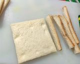 Foto langkah ke 1 dari resep Roti goreng isi cokelat.