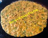 A picture of step 6 of Methi paratha.