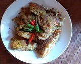 Foto langkah ke 5 dari resep Telur dadar mie.