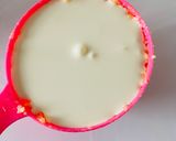 A picture of step 2 of Malai badam mehsoob (Fresh cream and almond mehsoob).
