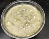 A picture of step 5 of Methi malai matar.