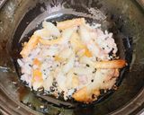 A picture of step 1 of Braised Tuna with Pineapple.