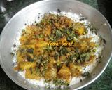 A picture of step 5 of Chawal ke biryani.