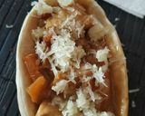 Foto del paso 4 de la receta: Barquitas de pollo teriyaki, pimientos y cebolla