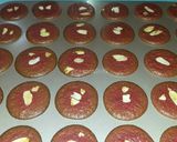 Foto langkah ke 8 dari resep Almond Cookies Red Velvet (Putih Telur Tanpa butter/ margarin).