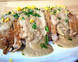 Foto del paso 7 de la receta Lomo de cerdo en salsa de champiñones
