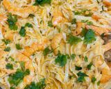 Une image de l'étape 2 de Nouilles de riz aux crevettes.