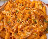 A picture of step 9 of Creamy Peri Peri Veg Masala Pasta.